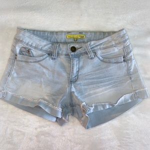 Light Wash Jean Shorts